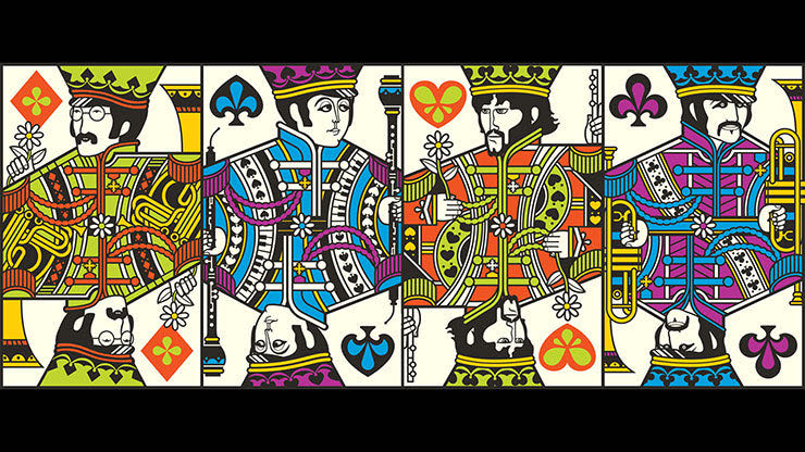 The Beatles Playing Cards Green  board game collectible - Main Image 2