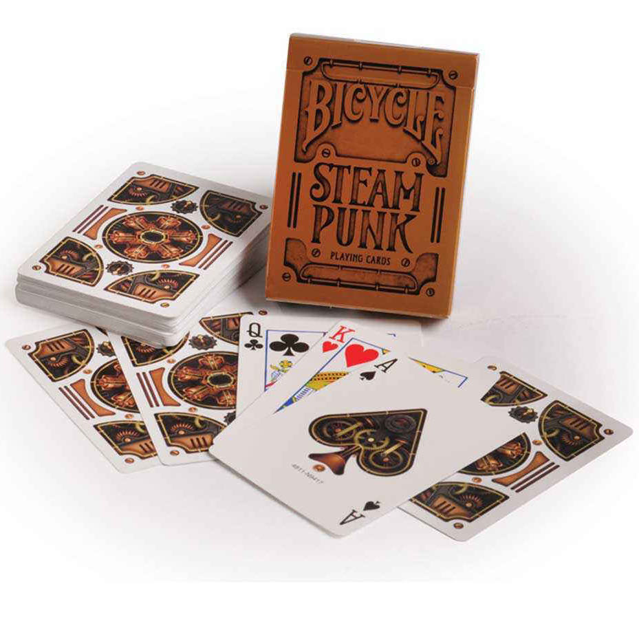 Steam Punk Bronze Playing Cards  board game collectible - Main Image 2
