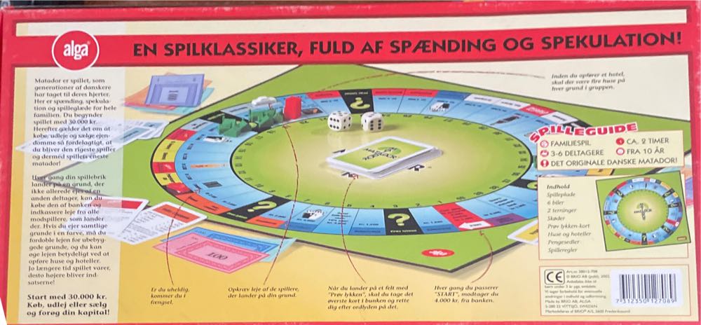 Matador  (2-6) board game collectible [Barcode 7312350127089] - Main Image 2