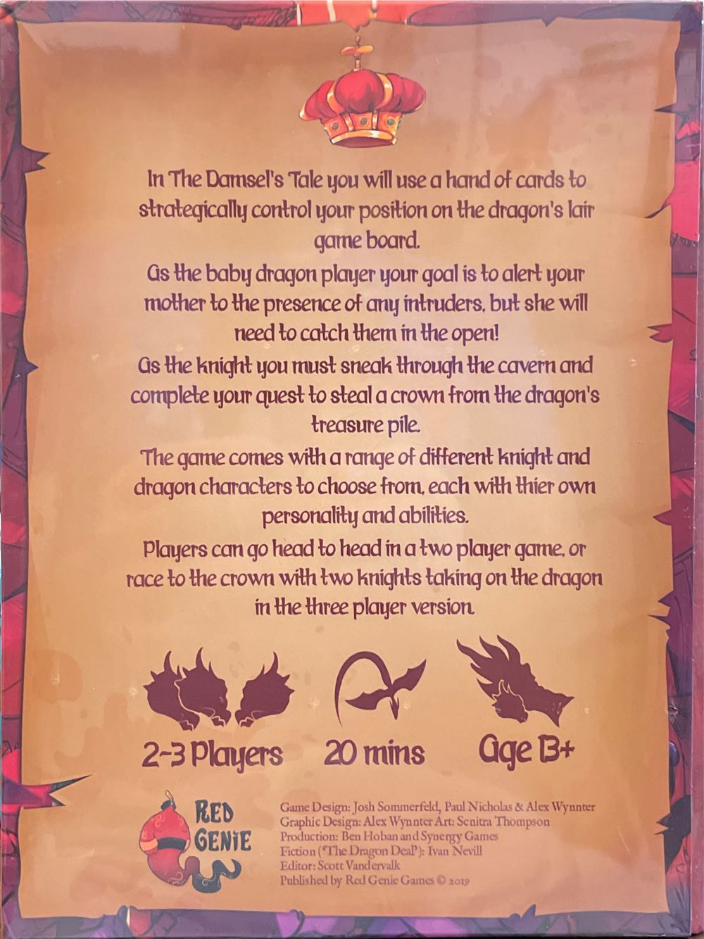 Damsel’s Tale  (2-3) board game collectible [Barcode 752830092983] - Main Image 2