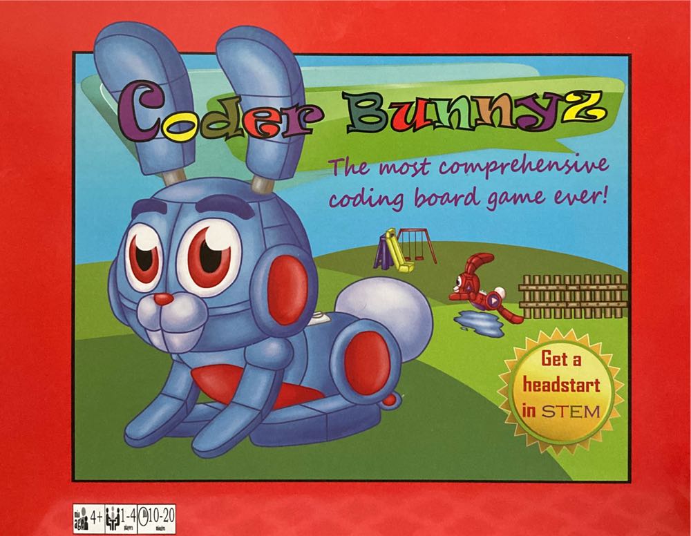 Coderbunnyz The Most Comprehensive Stem Coding Board Game Ever! Learn All The Concepts You Ever Need In Computer Programming In A Fun Adventure. Featured At Time Nbc Sony Google Maker Faires!  board game collectible [Barcode 602573158586] - Main Image 2