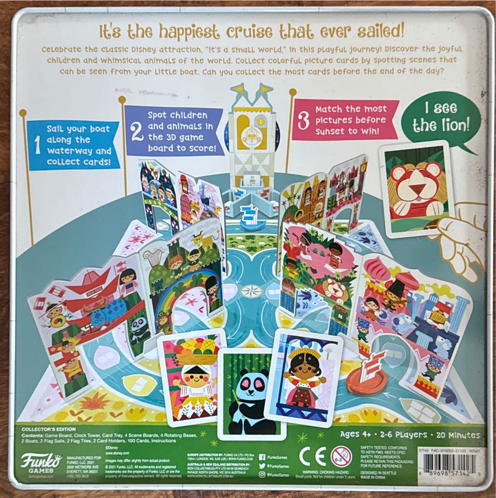 Disney: It’s A Small World  (2-6) board game collectible [Barcode 889698571425] - Main Image 2