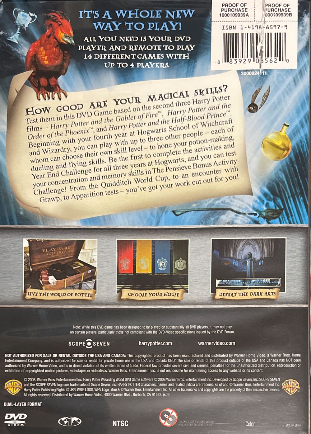 Harry Potter: Wizarding Would  board game collectible [Barcode 883929085620] - Main Image 2