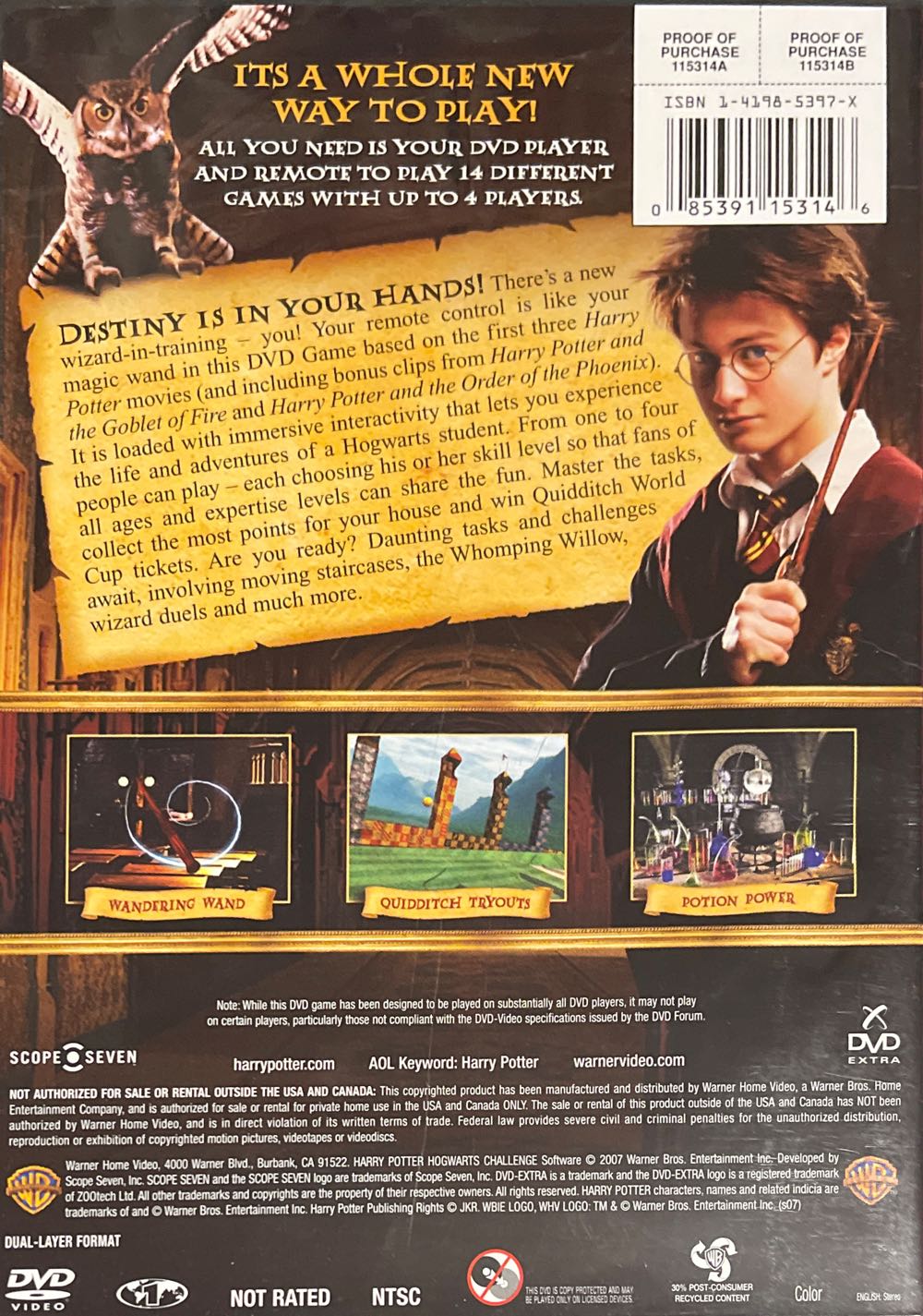 Harry Potter: Hogwarts Challenge  board game collectible [Barcode 085391153146] - Main Image 2