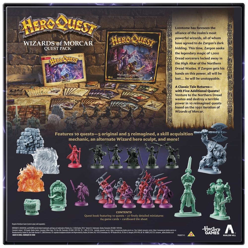 Heroquest Wizards Of Morcar  board game collectible [Barcode 5010993987429] - Main Image 4