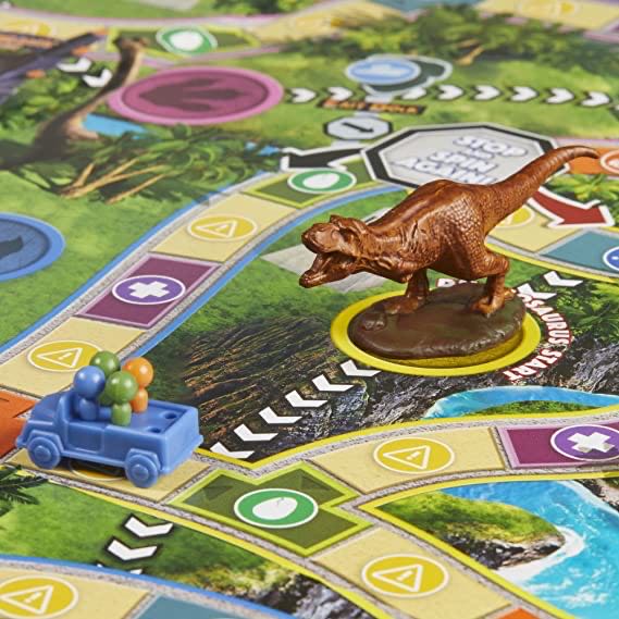 The GAME of LIFE: JURASSIC PARK Edition  (2-4) board game collectible [Barcode 195166164854] - Main Image 3
