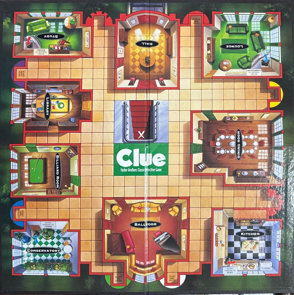Clue  (3-6) board game collectible [Barcode 073000000455] - Main Image 3