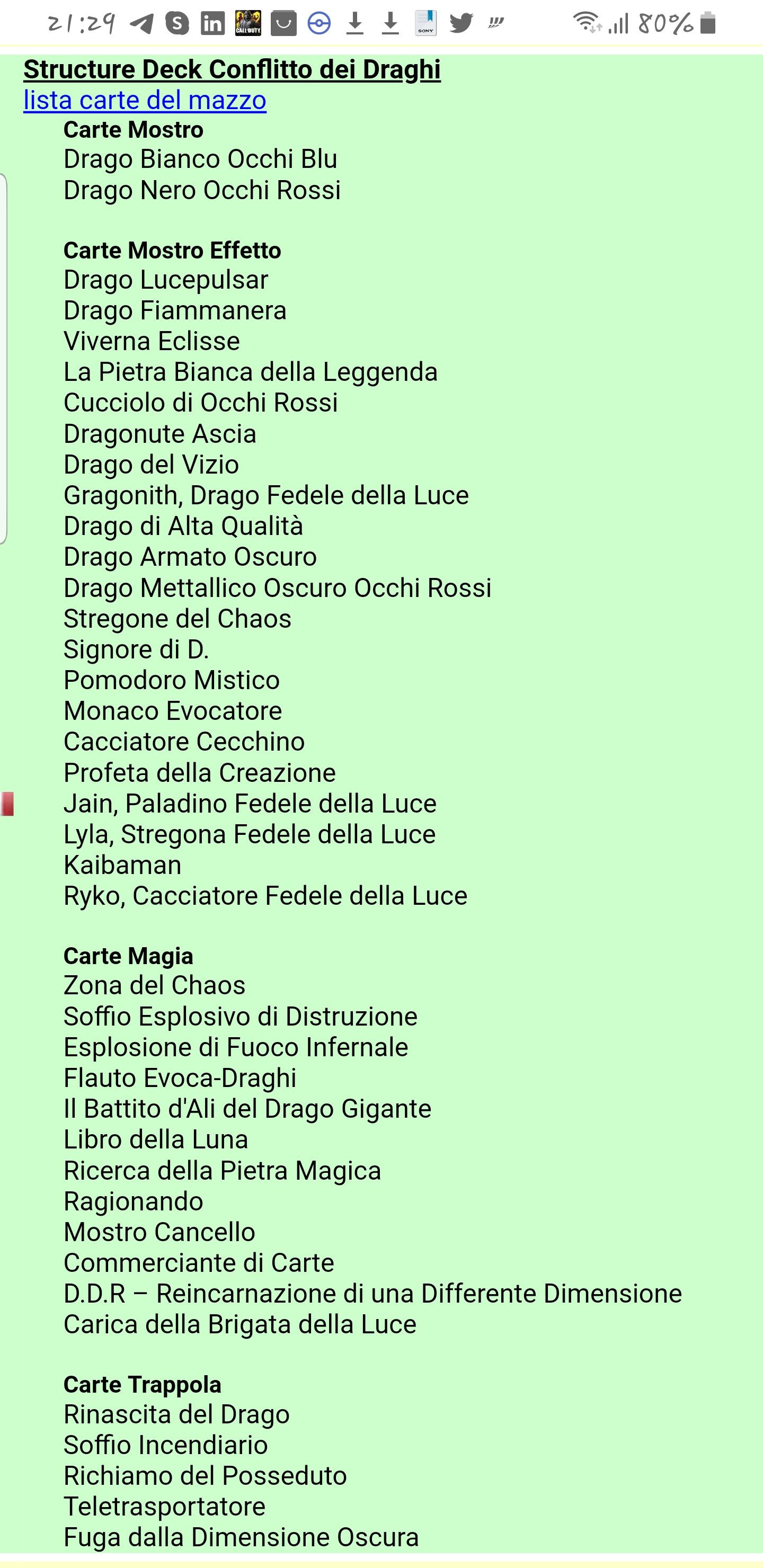 Yu-Gi-Oh Deck Conflitto Dei Draghi  board game collectible - Main Image 2