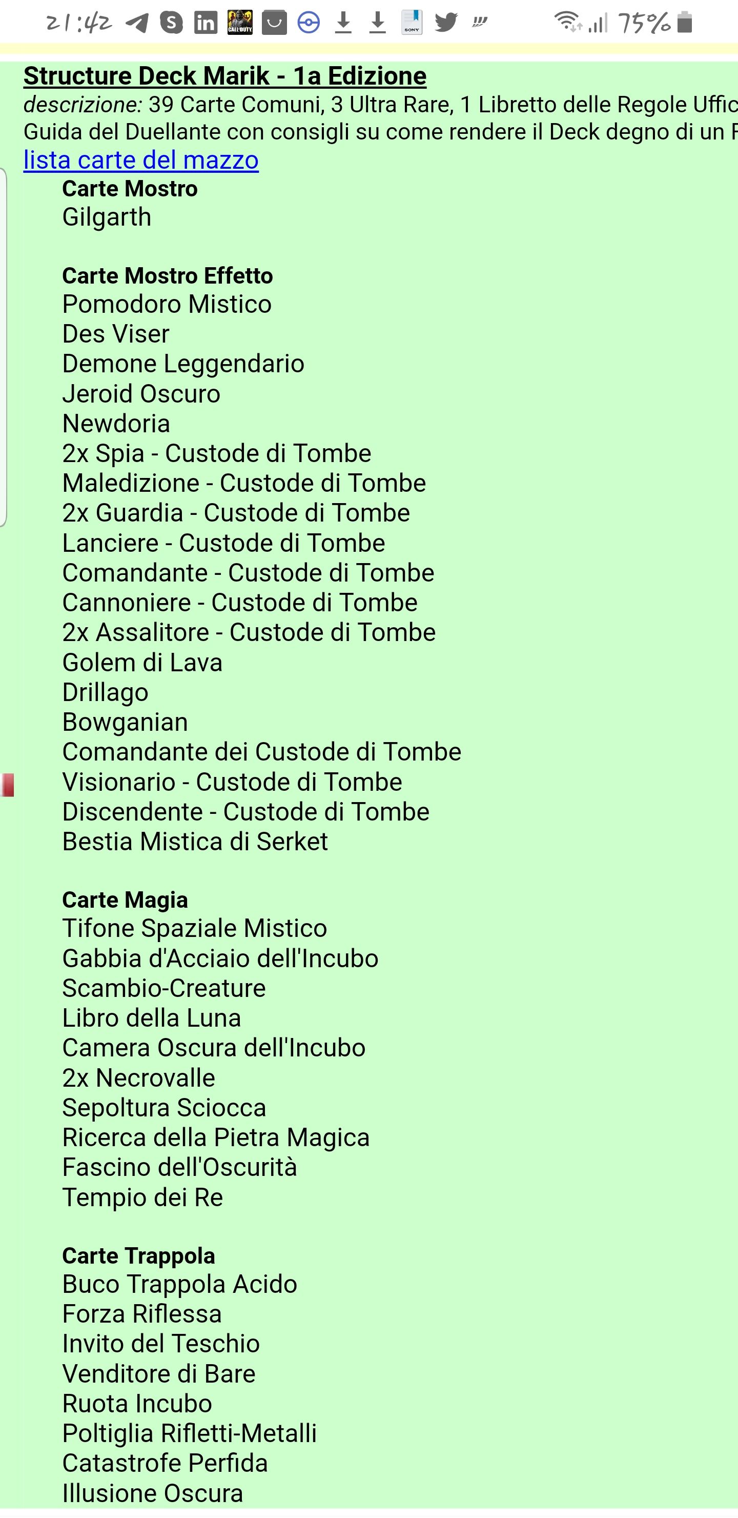 Yu-Gi-Oh Deck Marik  board game collectible - Main Image 2