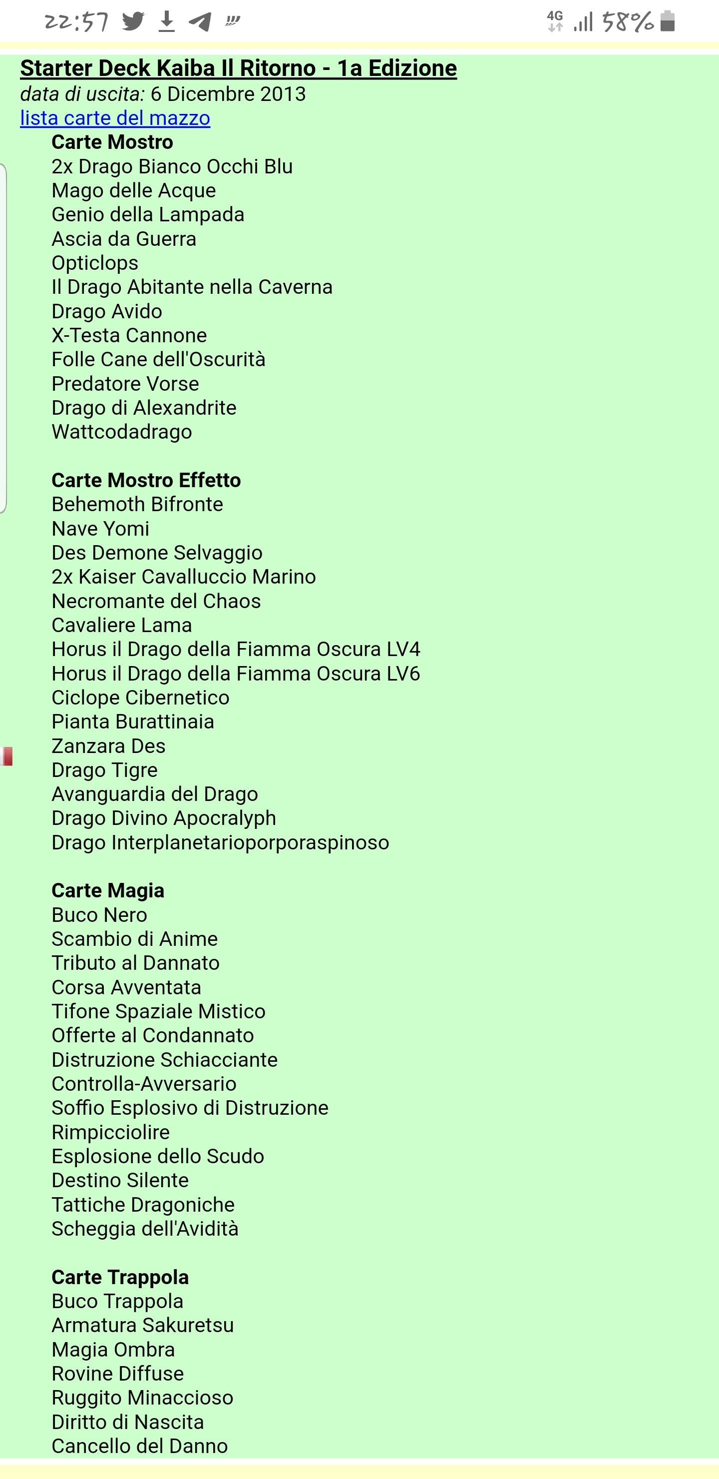 Yu-Gi-Oh Deck Kaiba Il Ritorno  board game collectible - Main Image 2