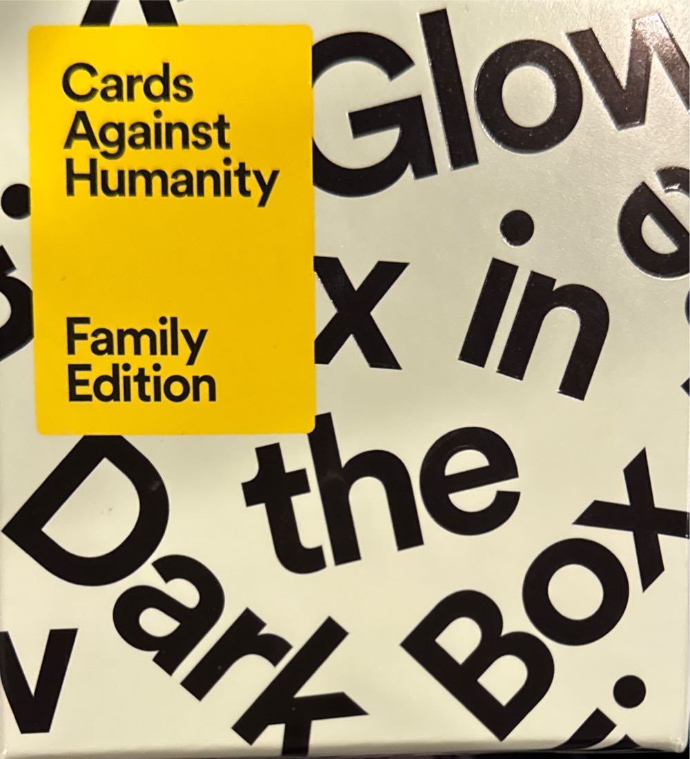 Cards Against Humanity: Family Edition Glow In The Dark  (3+) board game collectible [Barcode 817246020682] - Main Image 3