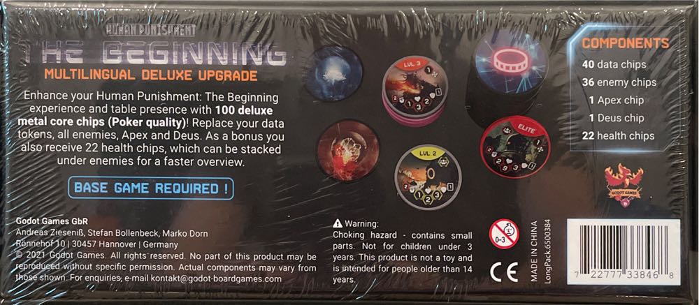 Human Punishment: The Beginning Deluxe Upgrade  board game collectible [Barcode 722777338468] - Main Image 2