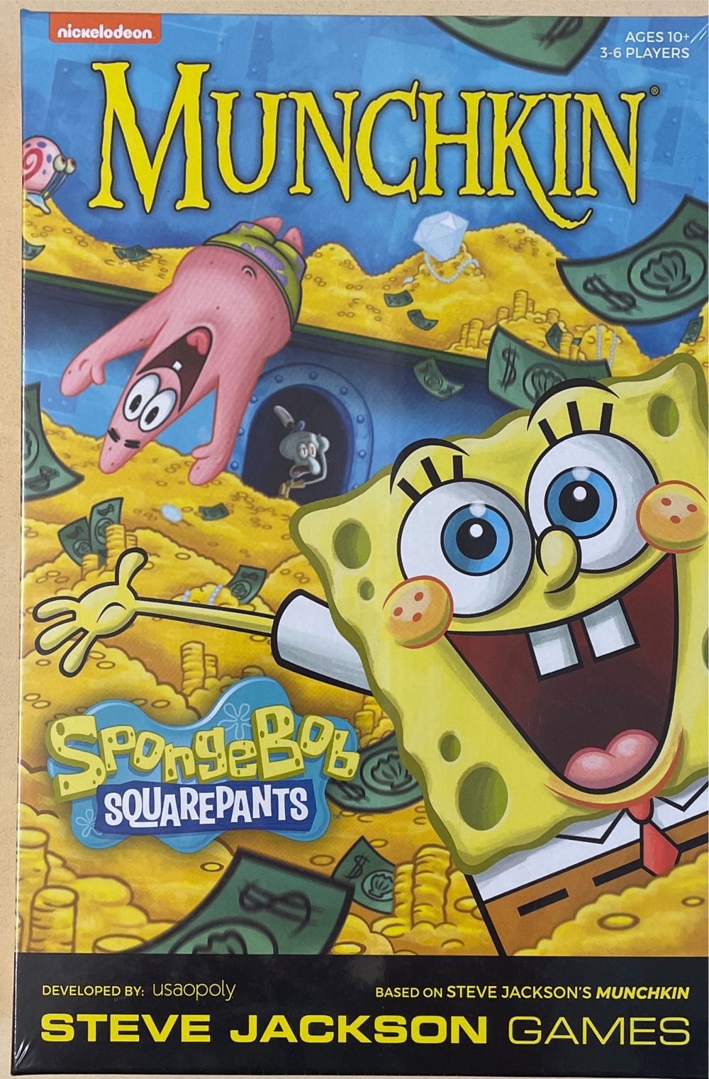 Munchkin SpongeBob Squarepants  (3-6 Players) board game collectible [Barcode 700304155115] - Main Image 2