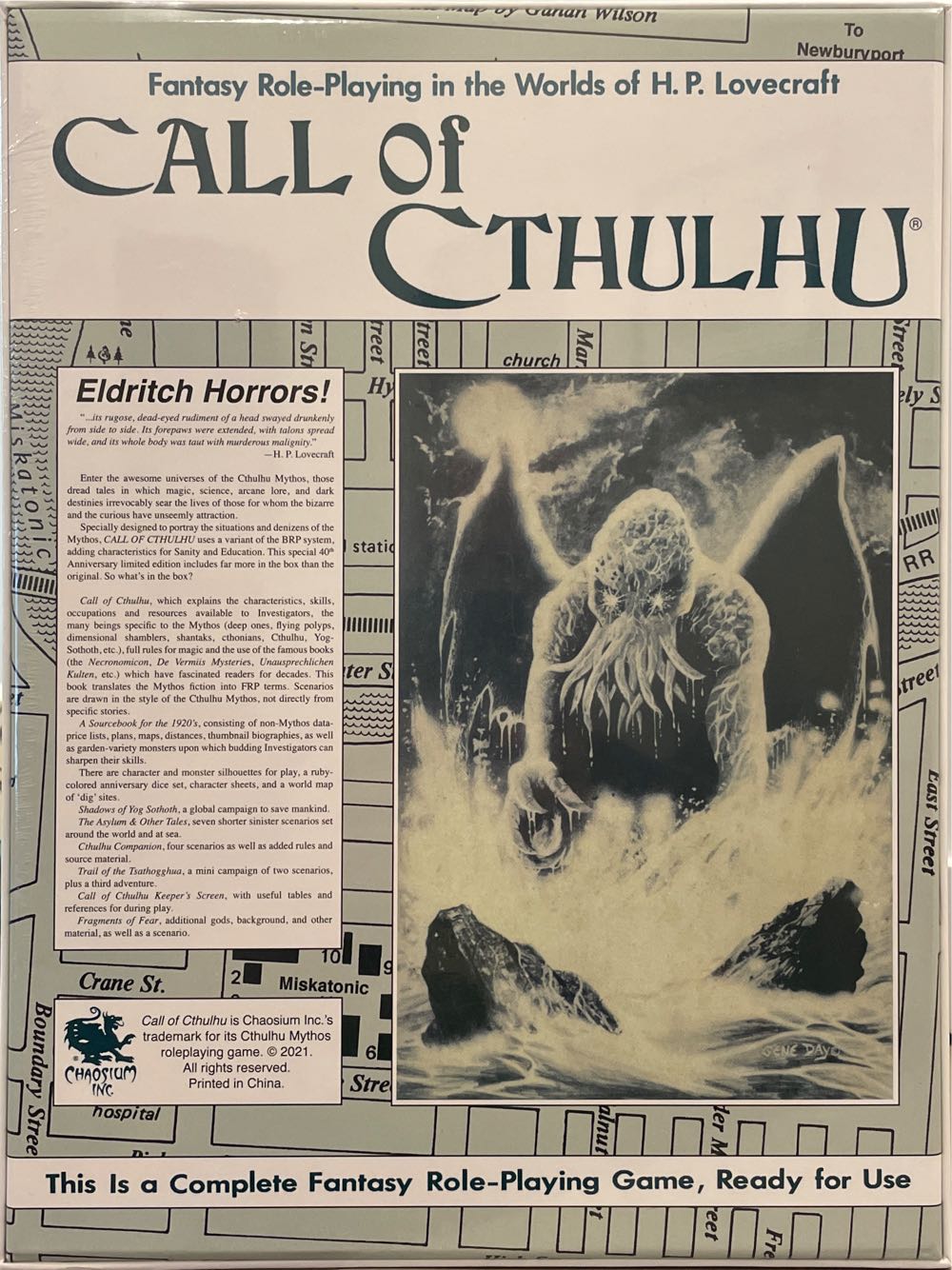 Call Of Cthulhu: Fantasy RPG 40th Anniversary  (2-10) board game collectible - Main Image 2