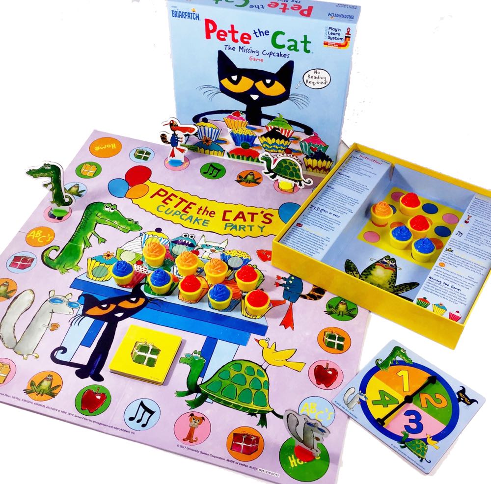 Pete The Cat The Missing Cupcakes Game  (2-4) board game collectible [Barcode 794764012576] - Main Image 2