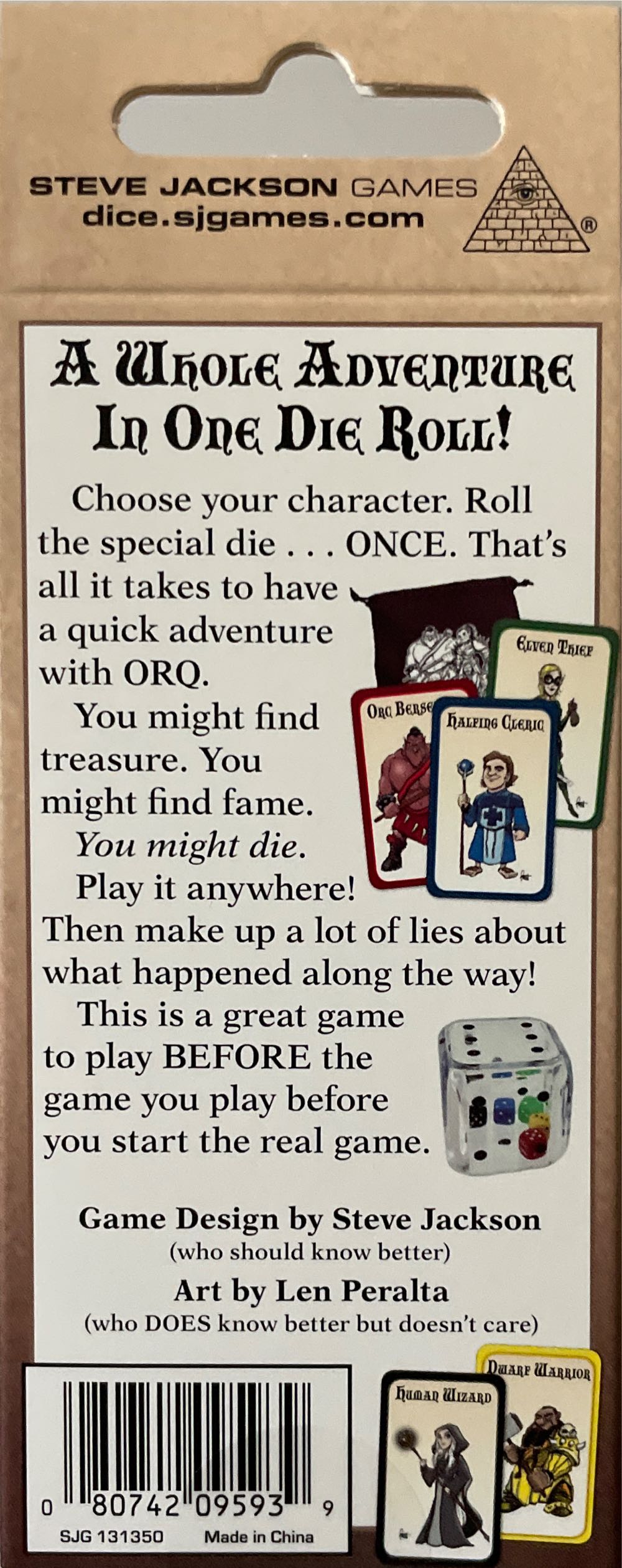 One Roll Quest  (2-5) board game collectible [Barcode 080742095939] - Main Image 2