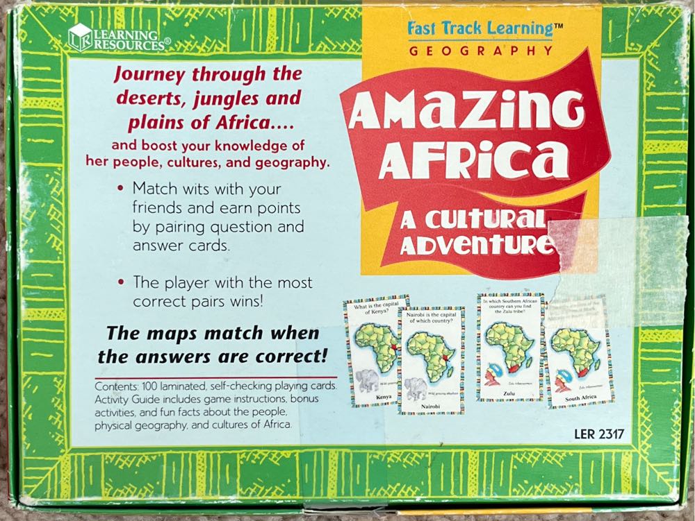 Amazing Africa  board game collectible [Barcode 765023009583] - Main Image 2