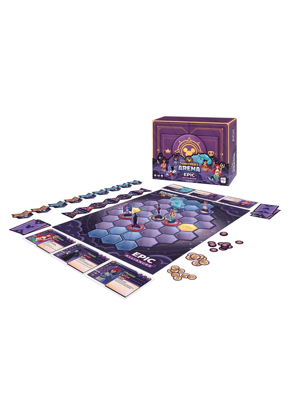 Disney Sorcerer’s Arena: Epic Alliances  (2-4) board game collectible [Barcode 700304156259] - Main Image 2