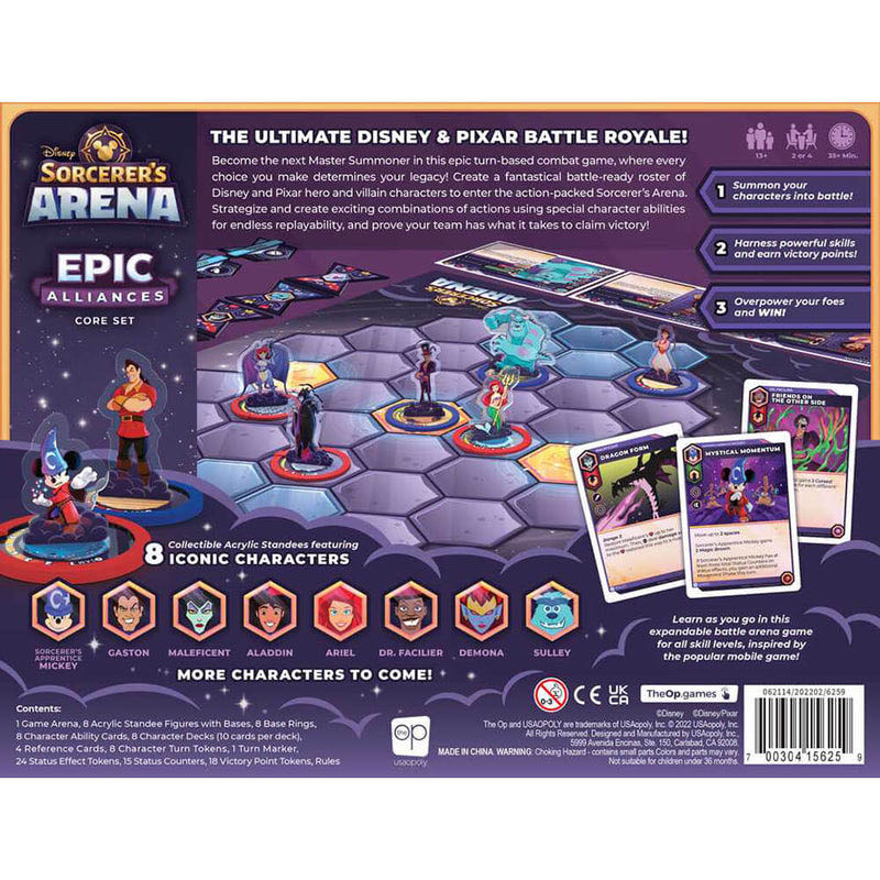 Disney Sorcerer’s Arena: Epic Alliances  (2-4) board game collectible [Barcode 700304156259] - Main Image 3