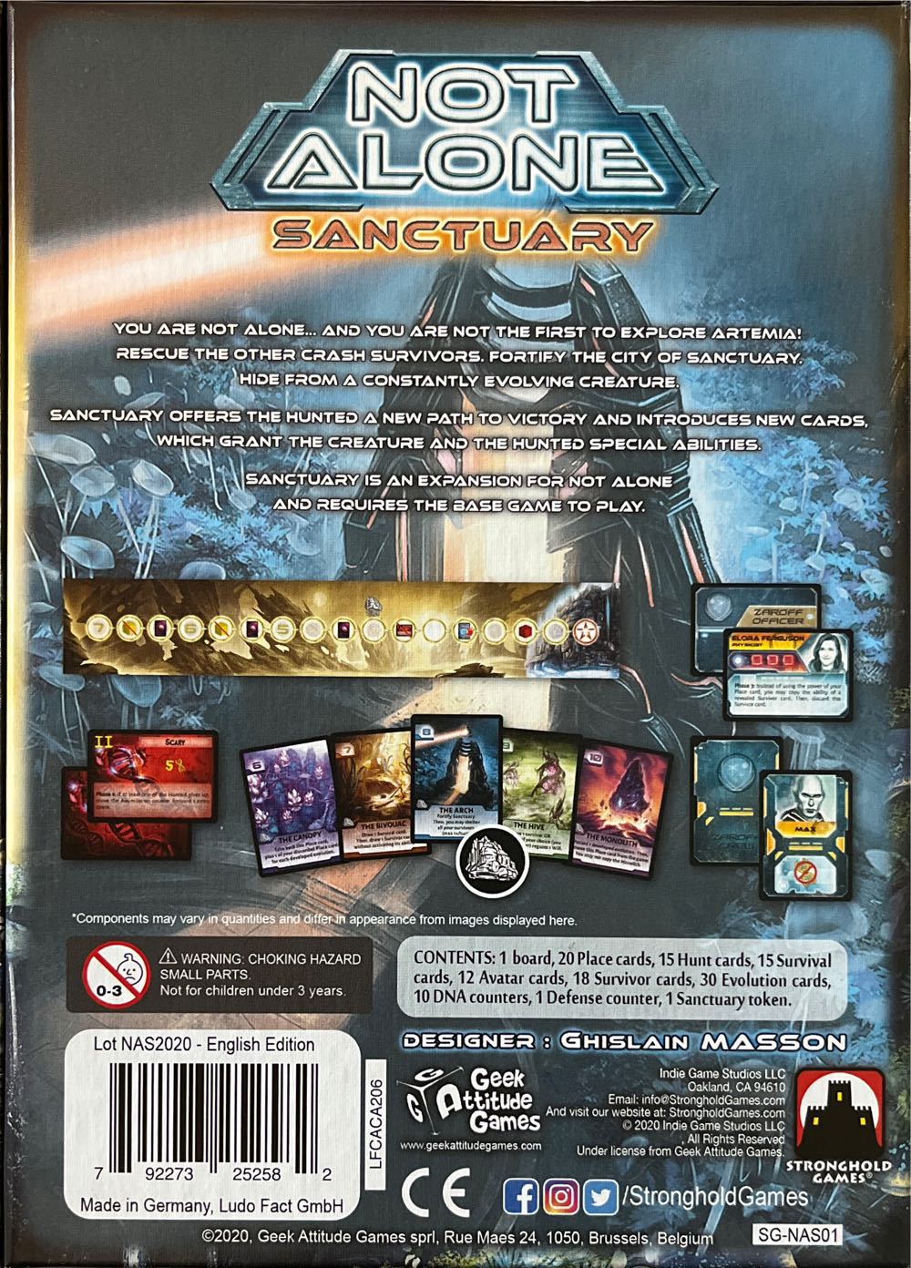 Not Alone: Sanctuary  board game collectible [Barcode 792273252582] - Main Image 2