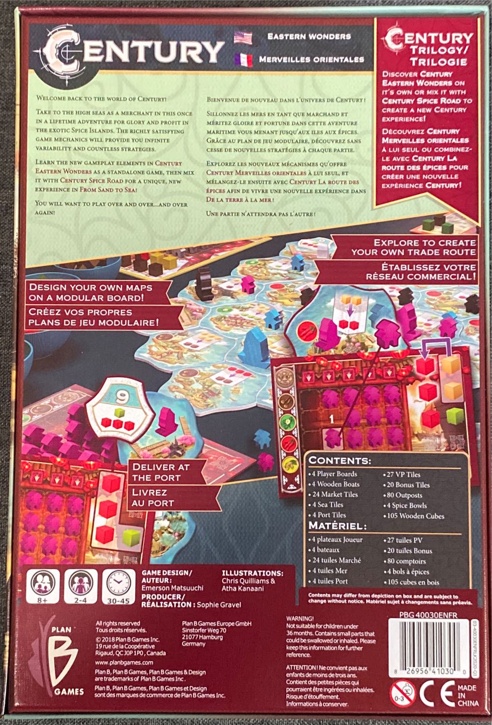 Century: Eastern Wonders  (2-4) board game collectible [Barcode 826956410300] - Main Image 2