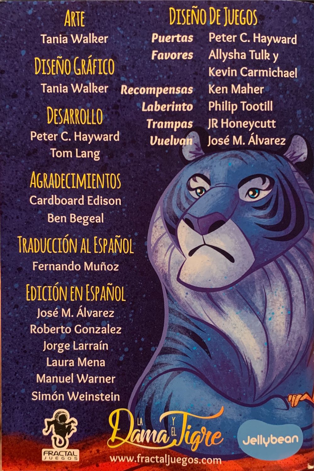 La Dama Y El Tigre  (1-6) board game collectible [Barcode 3760175514532] - Main Image 4