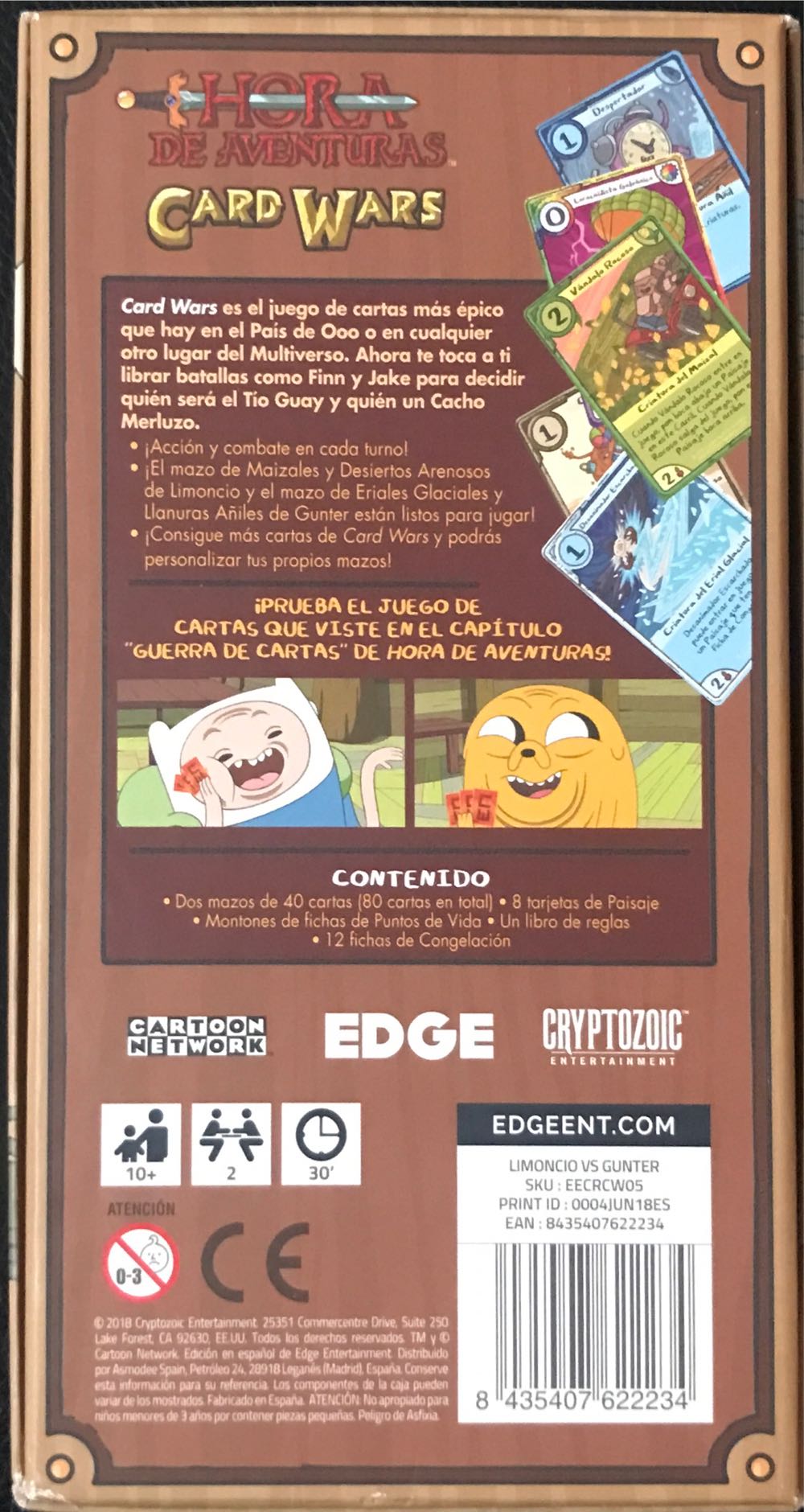 Card Wars Limoncio contra Gunter  board game collectible [Barcode 8435407622234] - Main Image 2