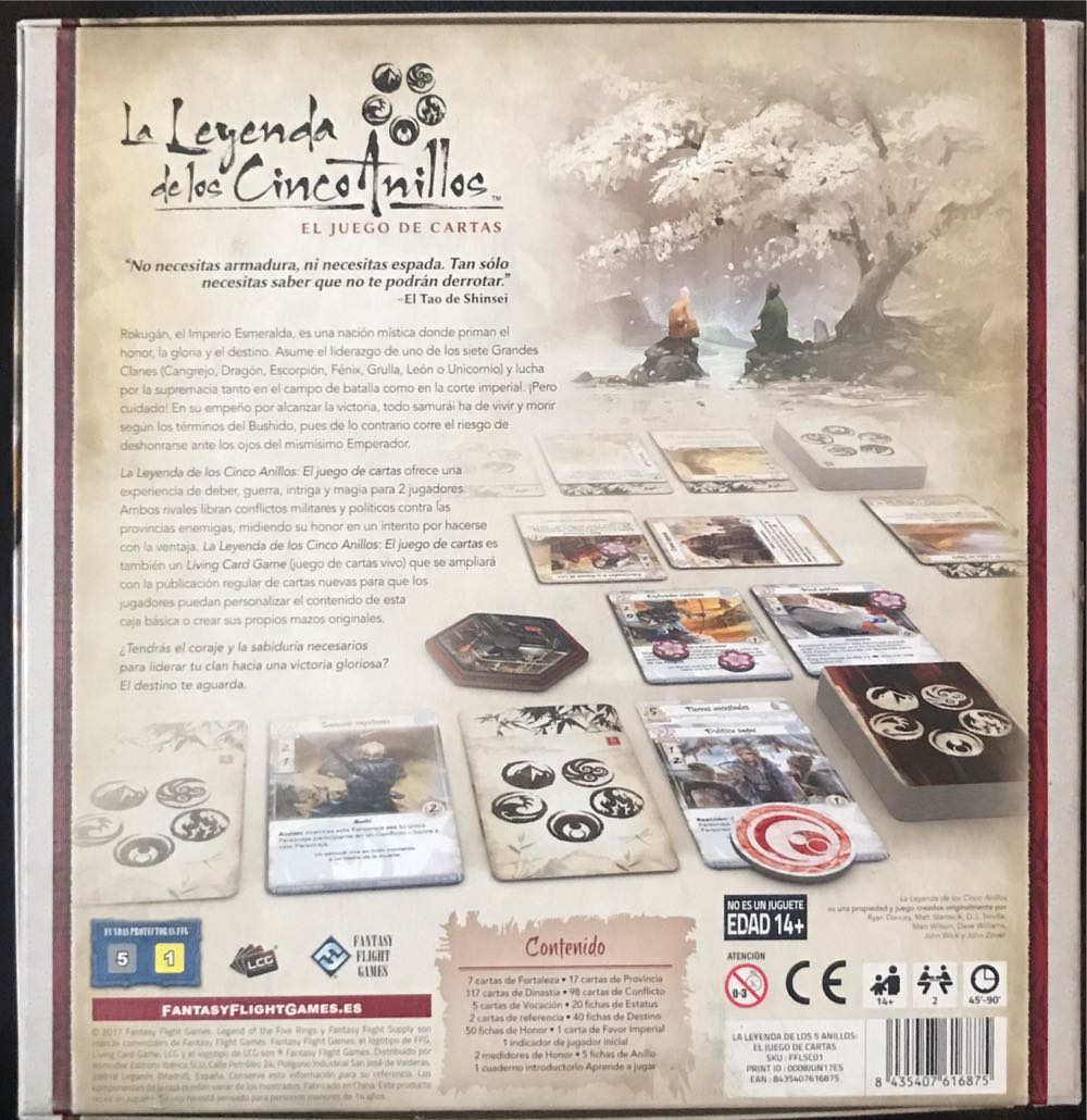 Legend Of The Five Rings  board game collectible [Barcode 8435407616875] - Main Image 2