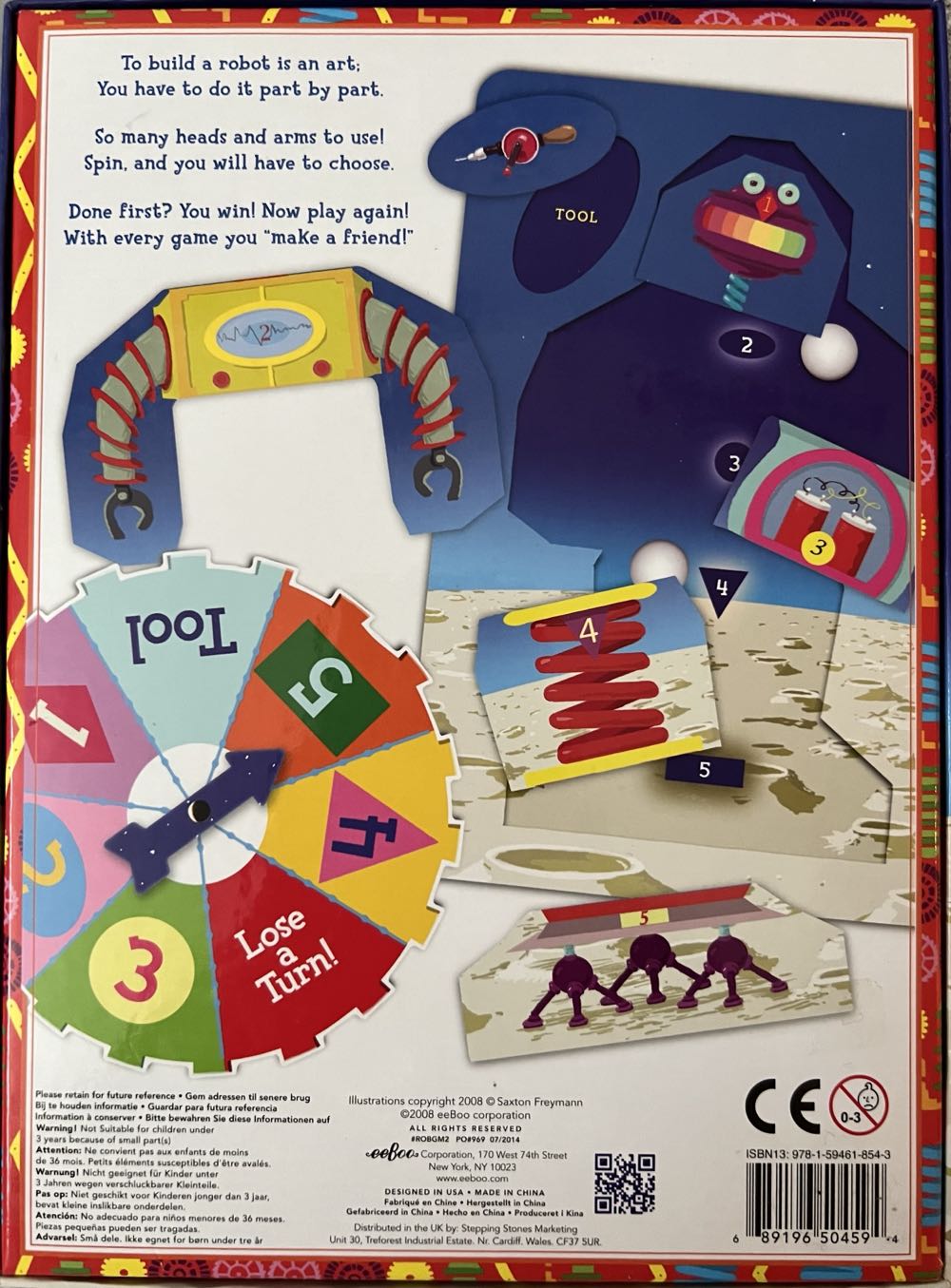 Build a Robot  (2-4) board game collectible [Barcode 689196504594] - Main Image 2