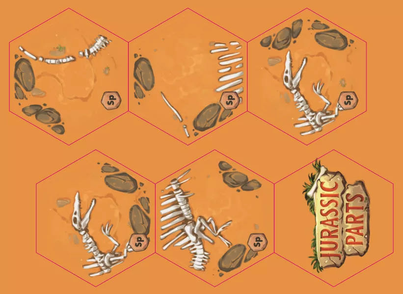 Jurassic Parts: Stegosaurus & Spinosaurus Promo  board game collectible - Main Image 2