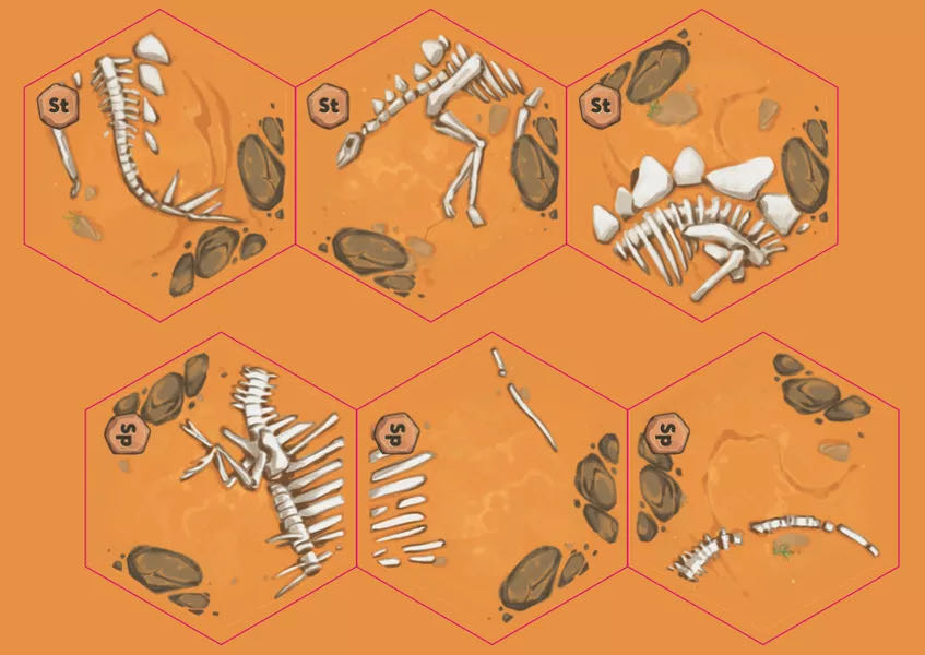 Jurassic Parts: Stegosaurus & Spinosaurus Promo  board game collectible - Main Image 3