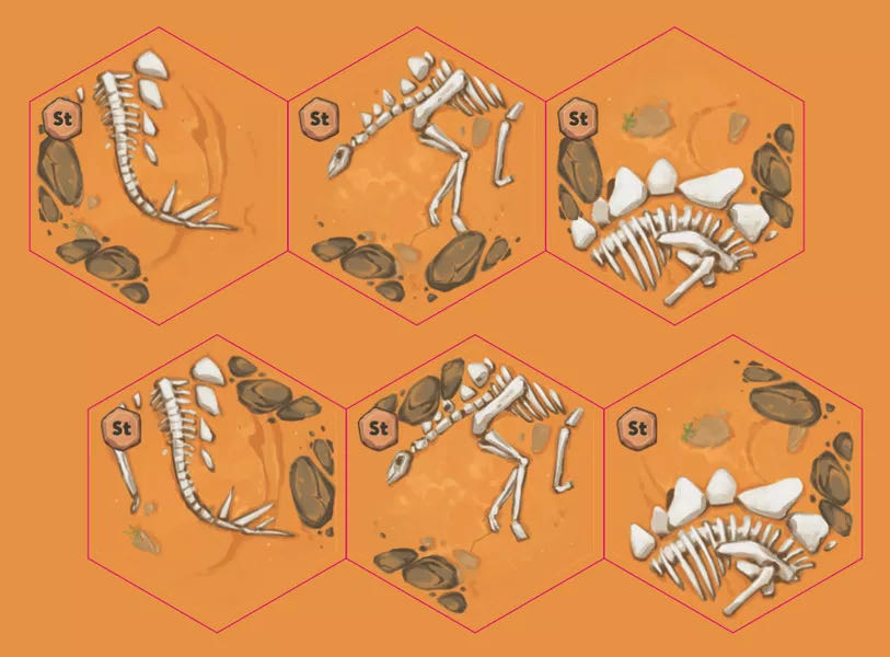 Jurassic Parts: Stegosaurus & Spinosaurus Promo  board game collectible - Main Image 4