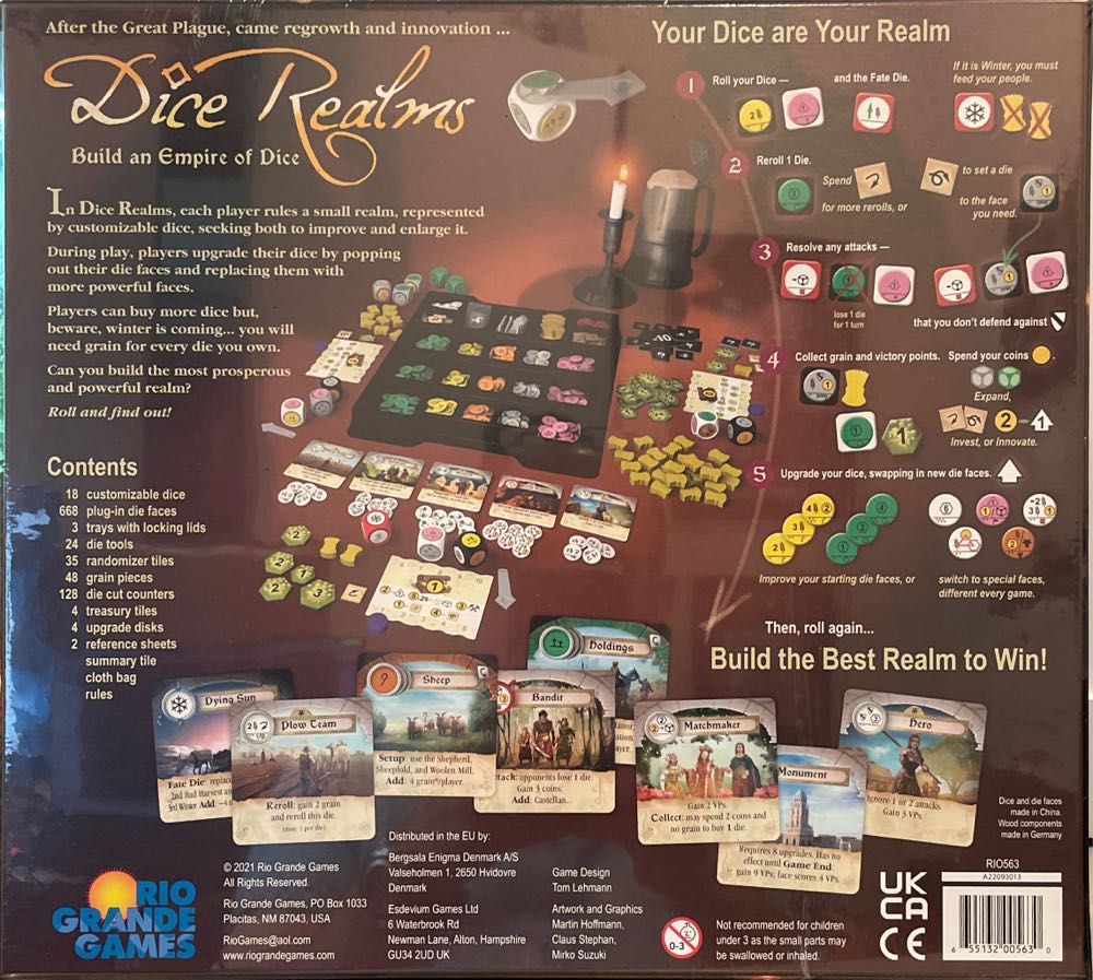 Dice Realms  (2-4) board game collectible [Barcode 655132005630] - Main Image 2