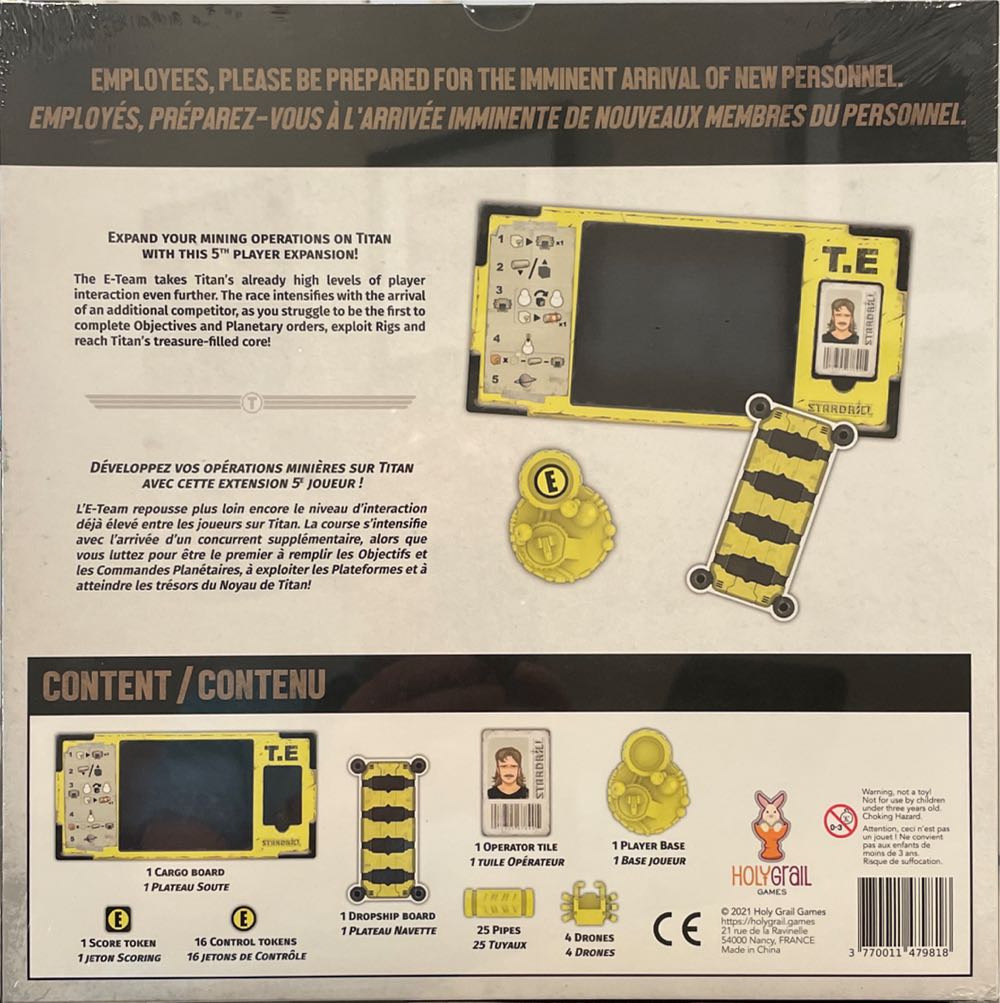 Titan: The E Team  board game collectible [Barcode 3770011479818] - Main Image 2