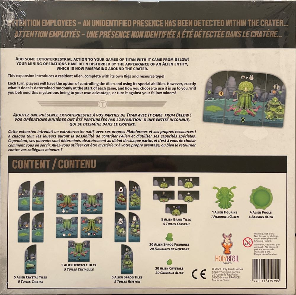 Titan: It Came From Below  board game collectible [Barcode 3770011479795] - Main Image 2