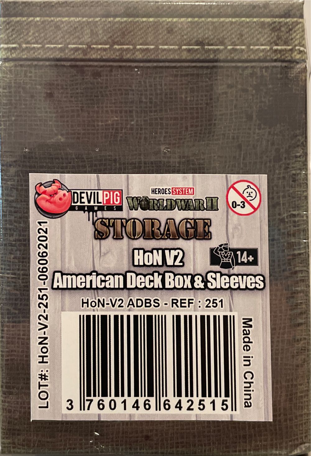 Heroes of World War II: US Cards Deck  board game collectible [Barcode 3760146642515] - Main Image 2