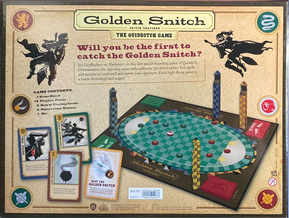 Golden Snitch - Snitch Snatcher - The Quidditch Game  board game collectible [Barcode 400012911378] - Main Image 2