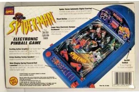 Toy Biz Marvel Electronic Pinball Tabletop  board game collectible [Barcode 035112614050] - Main Image 4