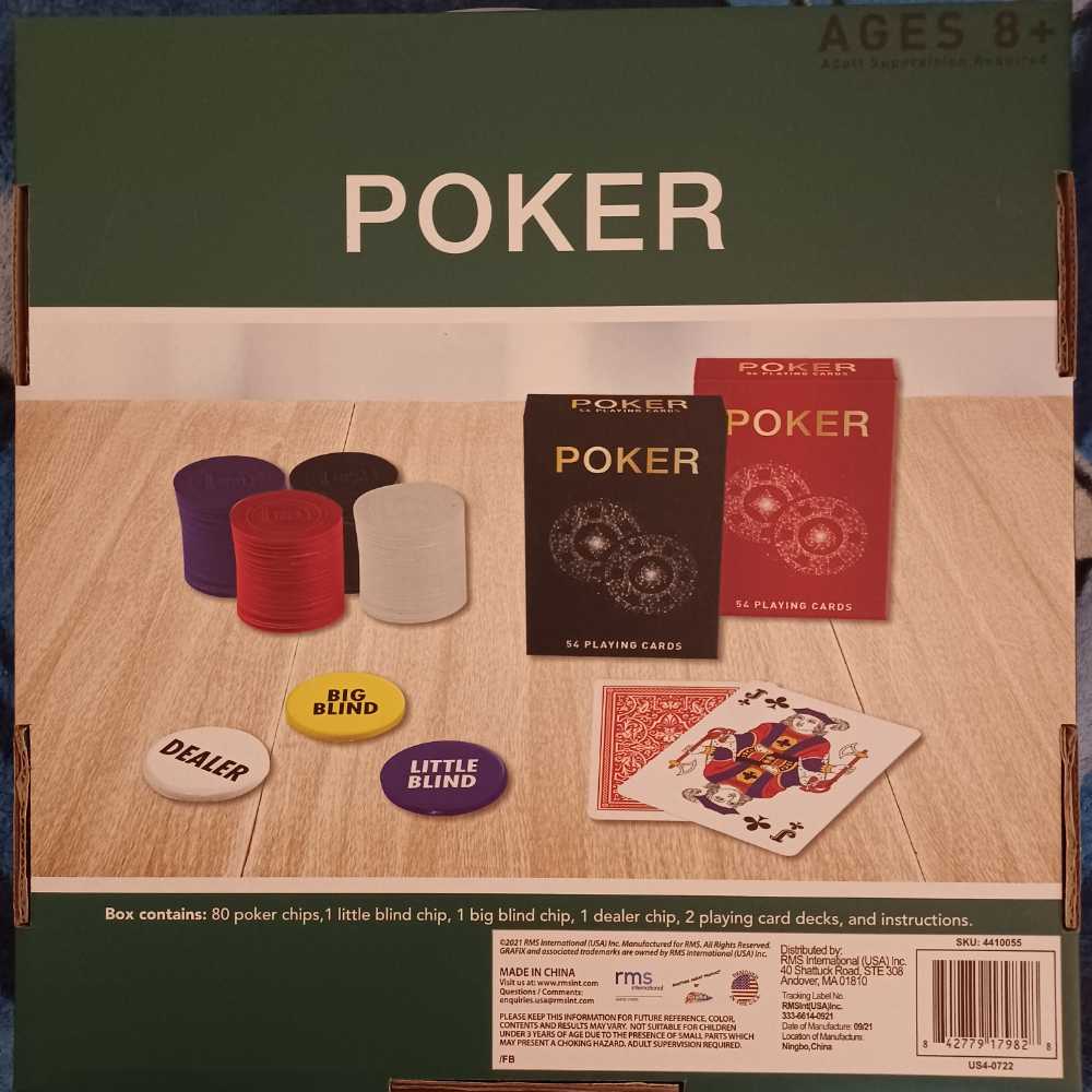 Poker  board game collectible [Barcode 842779179828] - Main Image 2