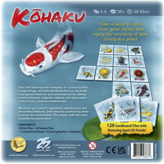 Kohaku (2nd Edition)  (1-4) board game collectible [Barcode 860006586836] - Main Image 2