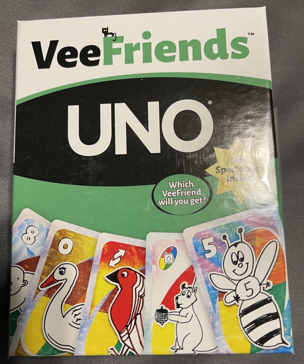 Charming Cheetah Uno Veefriends  board game collectible - Main Image 2