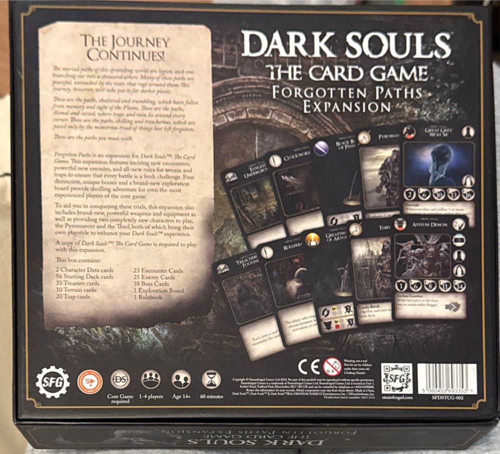 Dark Souls Card Game Forgotten Paths Expansion  board game collectible [Barcode 5060453693353] - Main Image 2