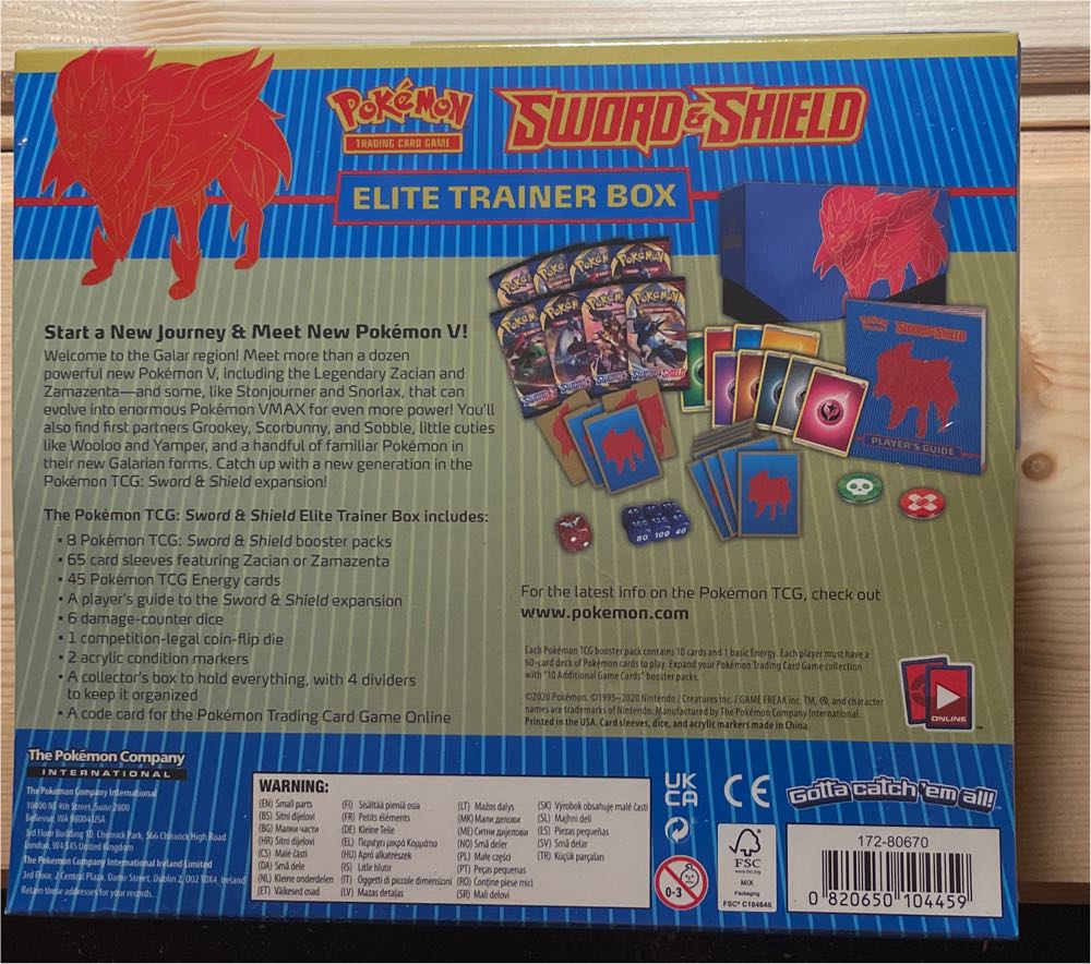 SWSH Base Set ETB  board game collectible [Barcode 820650104459] - Main Image 2