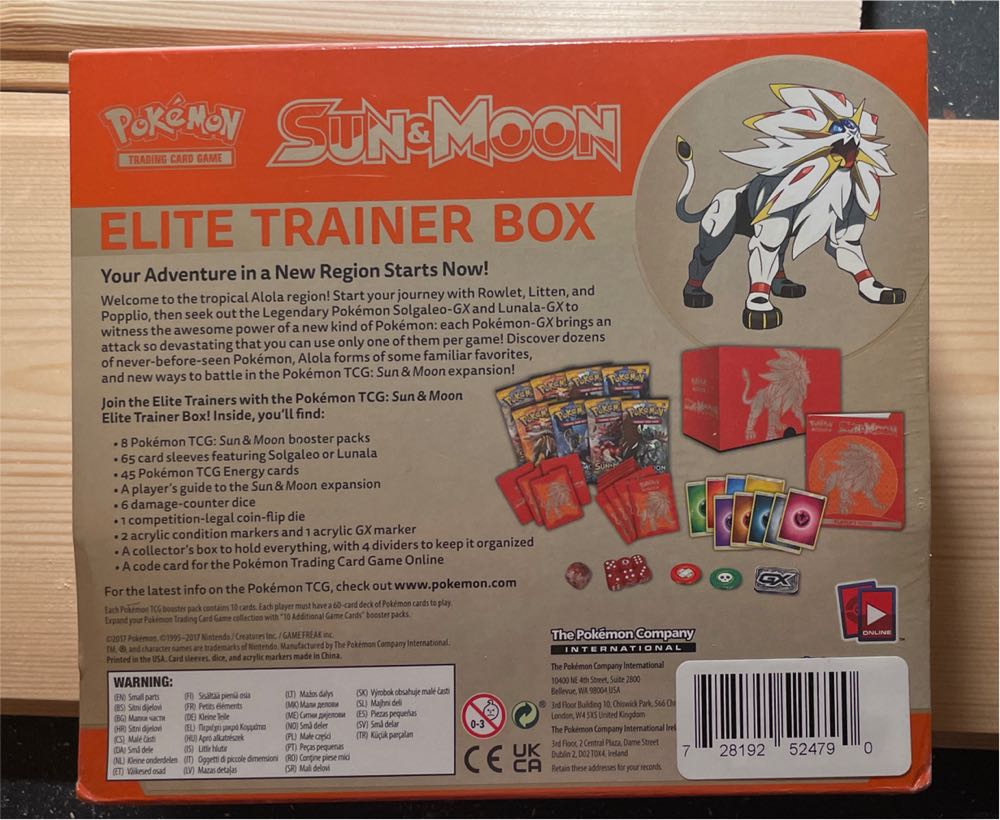S & M Base Set ETB  board game collectible [Barcode 728192524790] - Main Image 2