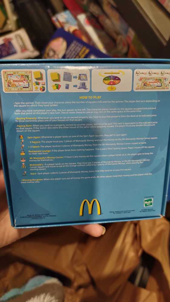mcdonalds monopoly  board game collectible - Main Image 2
