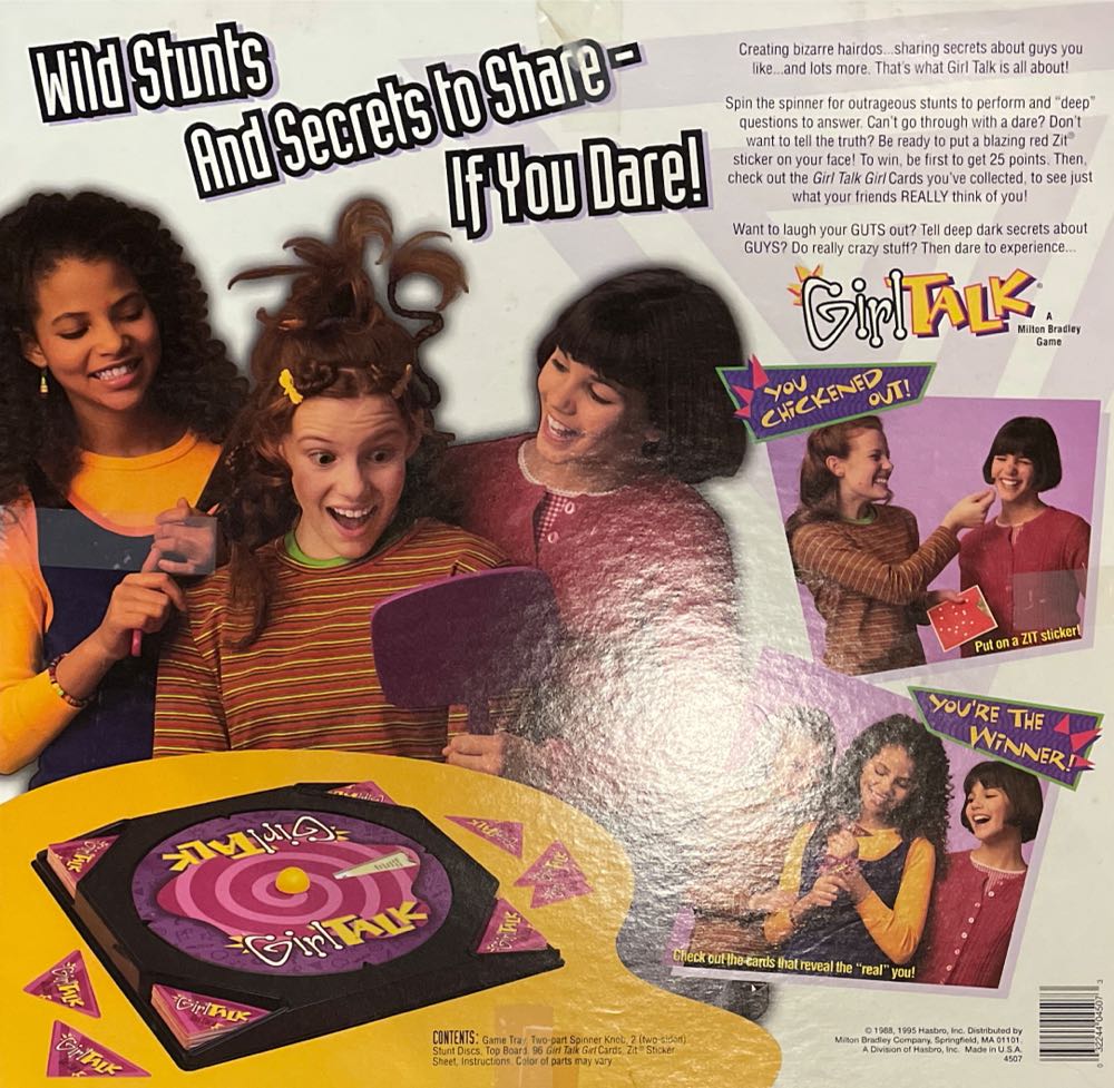 Girl Talk: The Game Of Truth Or Dare Edition  (2 +) board game collectible [Barcode 032244045073] - Main Image 2