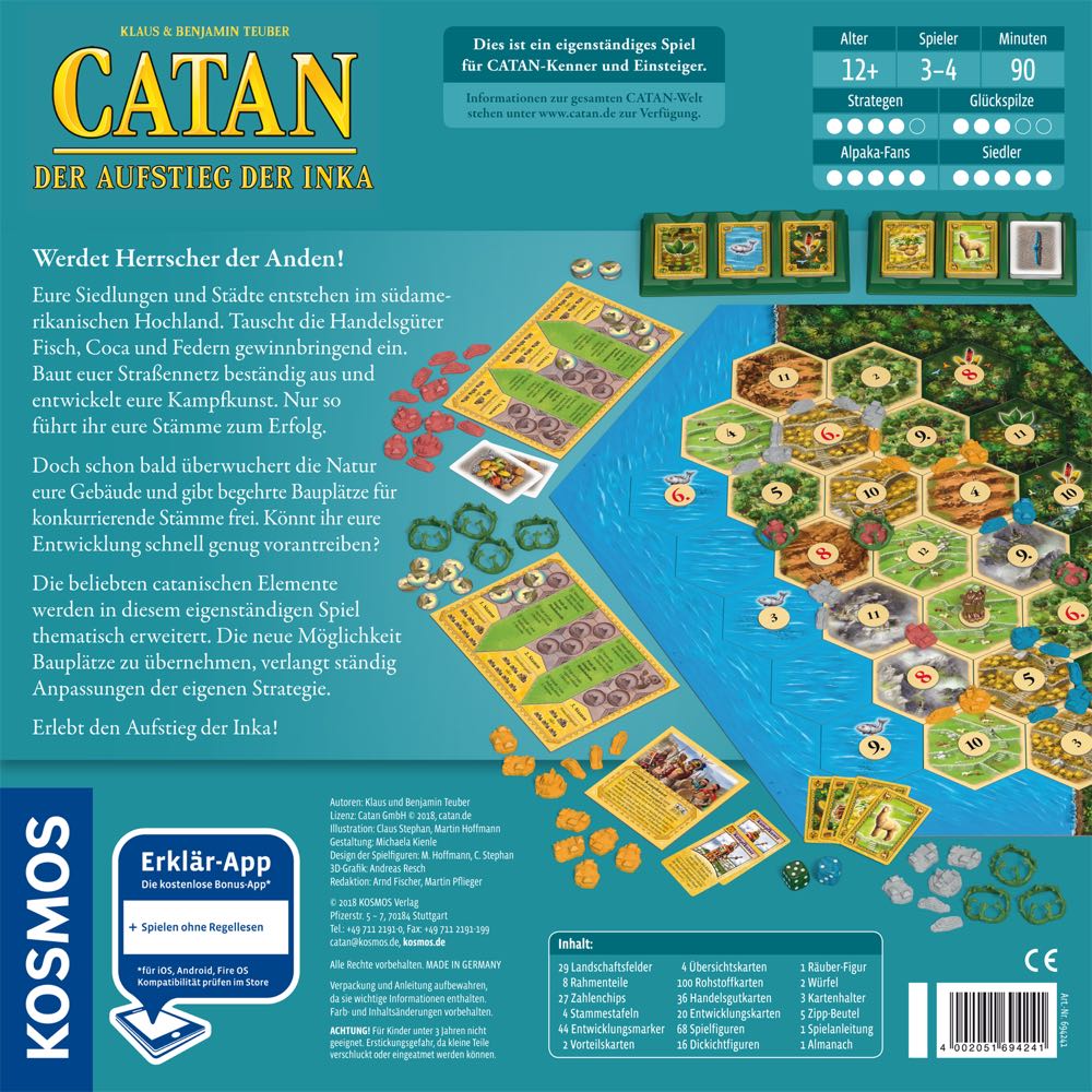 Catan - Der Aufstieg der Inka  board game collectible - Main Image 2