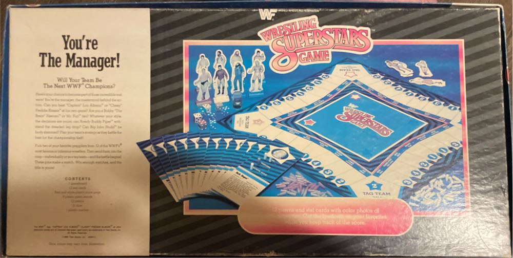 WWF Wrestling Superstars Game  board game collectible - Main Image 2
