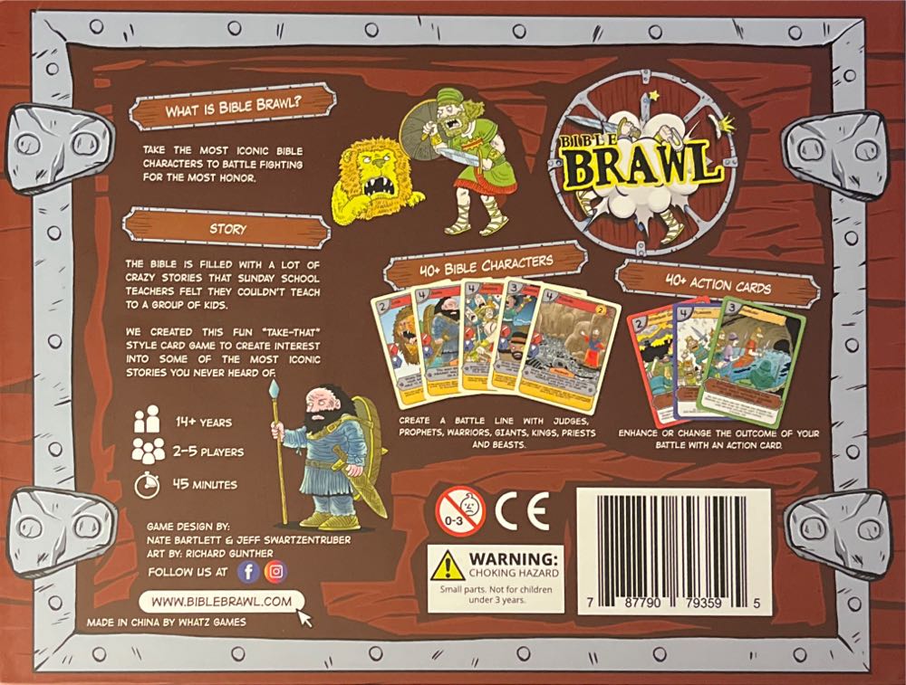 Bible Brawl  (2-5) board game collectible [Barcode 787790793595] - Main Image 2