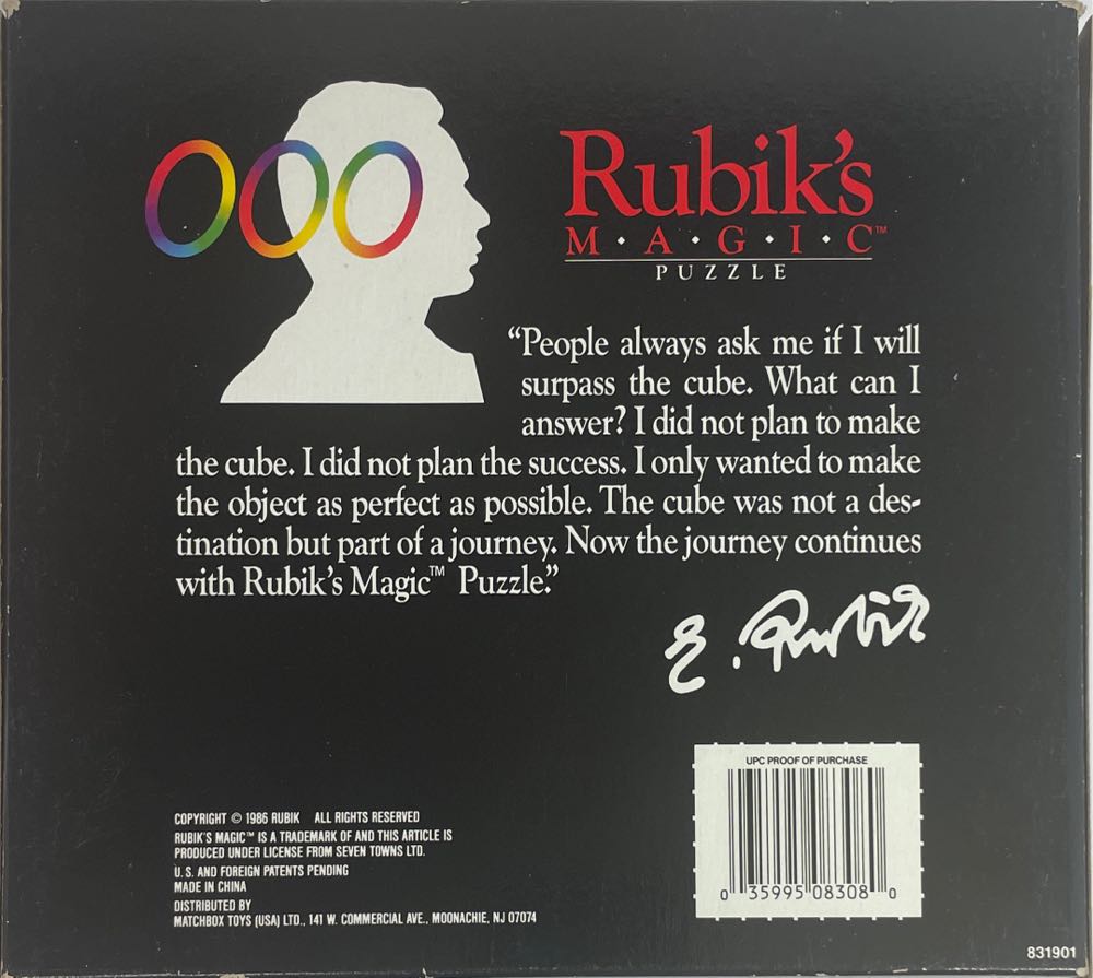 Rubik’s Magic Puzzle Link  board game collectible [Barcode 035995083080] - Main Image 2
